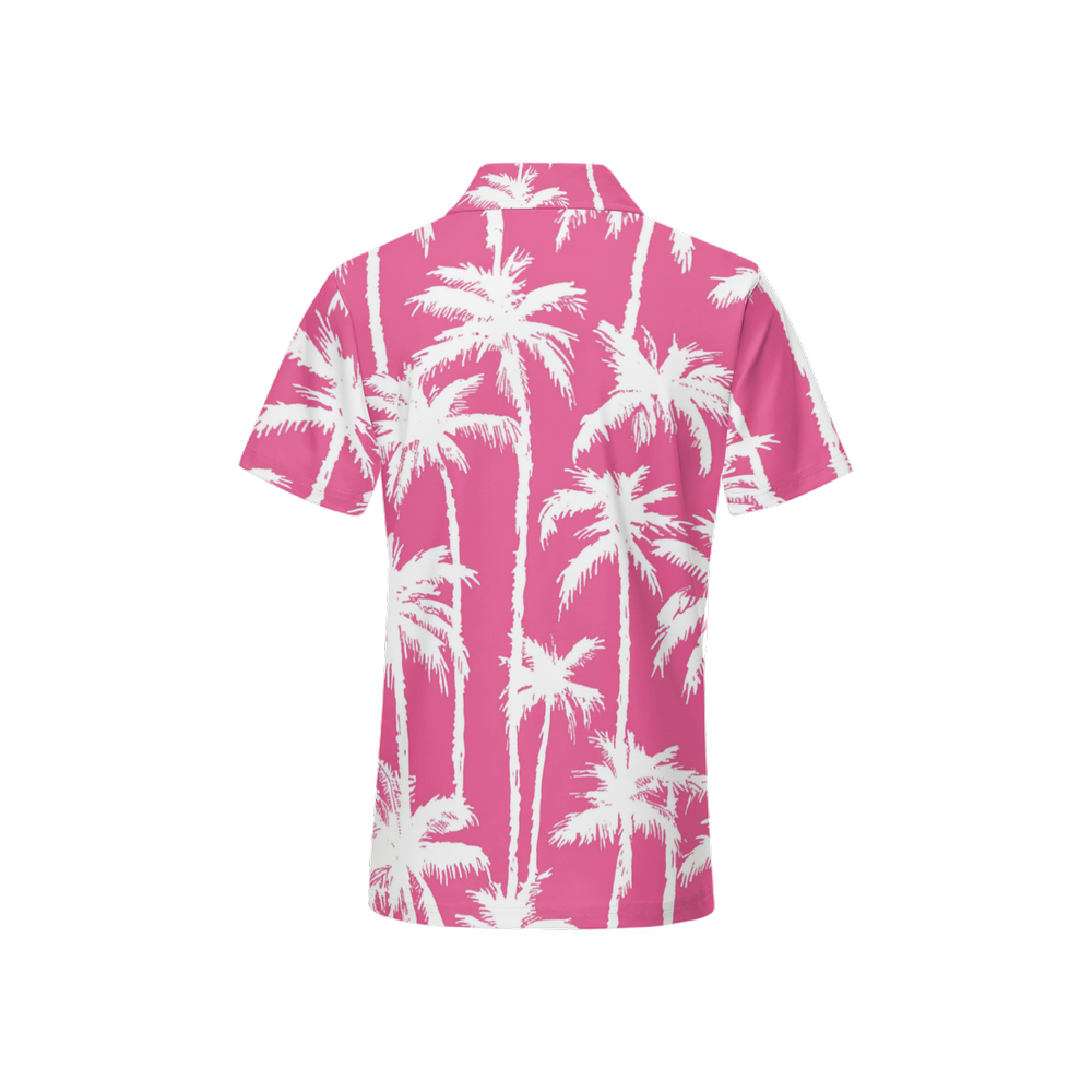 The Palm Blush Golf Polo