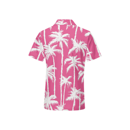 The Palm Blush Golf Polo