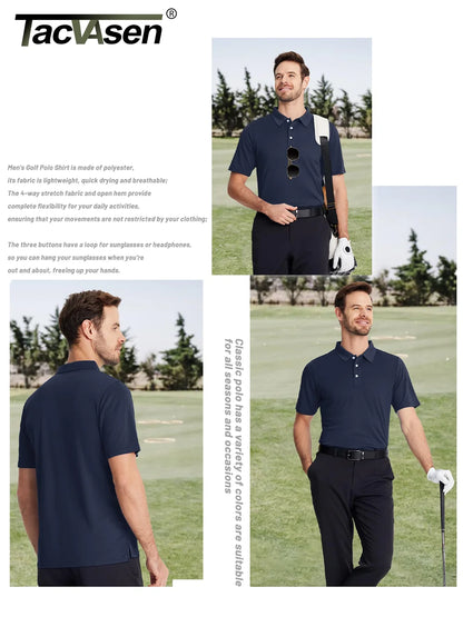 TACVASEN™  Quick Dry Polo Golf Shirt