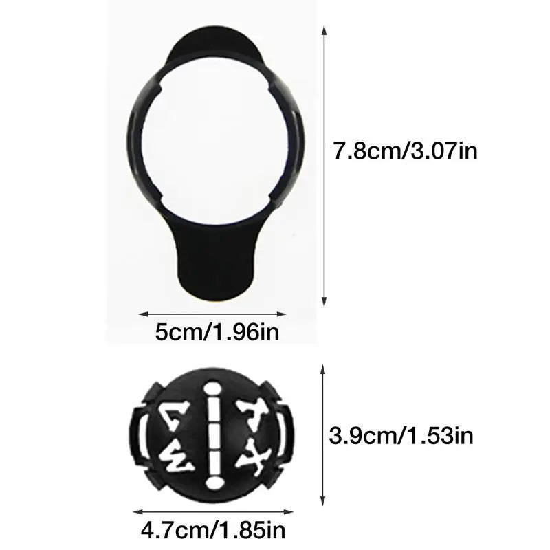 Golf Ball Marker Alignment Tool With Marker