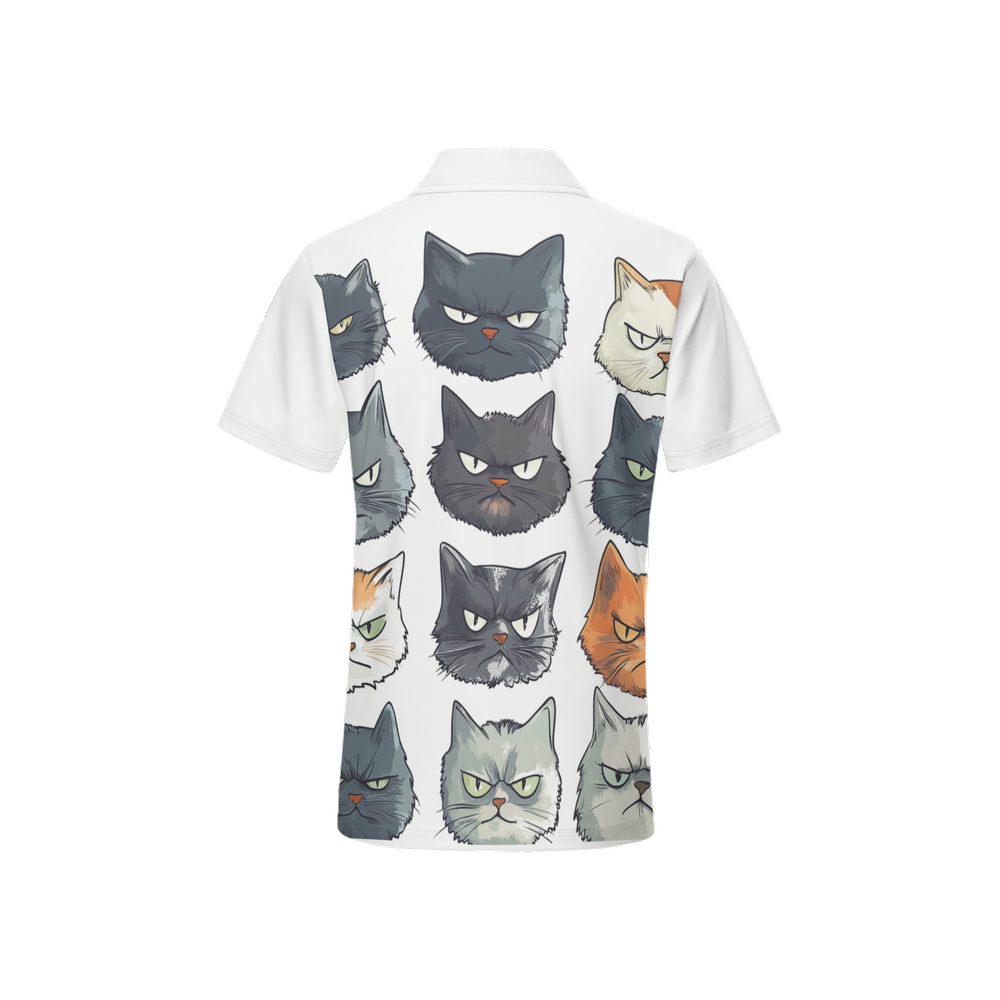 The Cat-itude Golf Polo